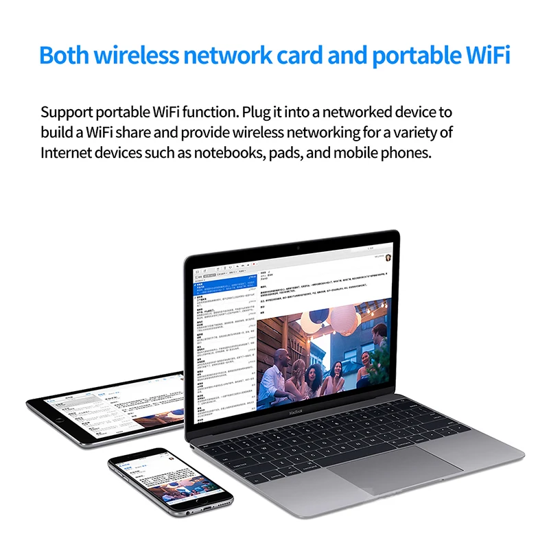 GLW311MI 150 Мбит/с Беспроводной usb адаптер сетевая карта настольный wifi Wi-Fi приемник 2 4