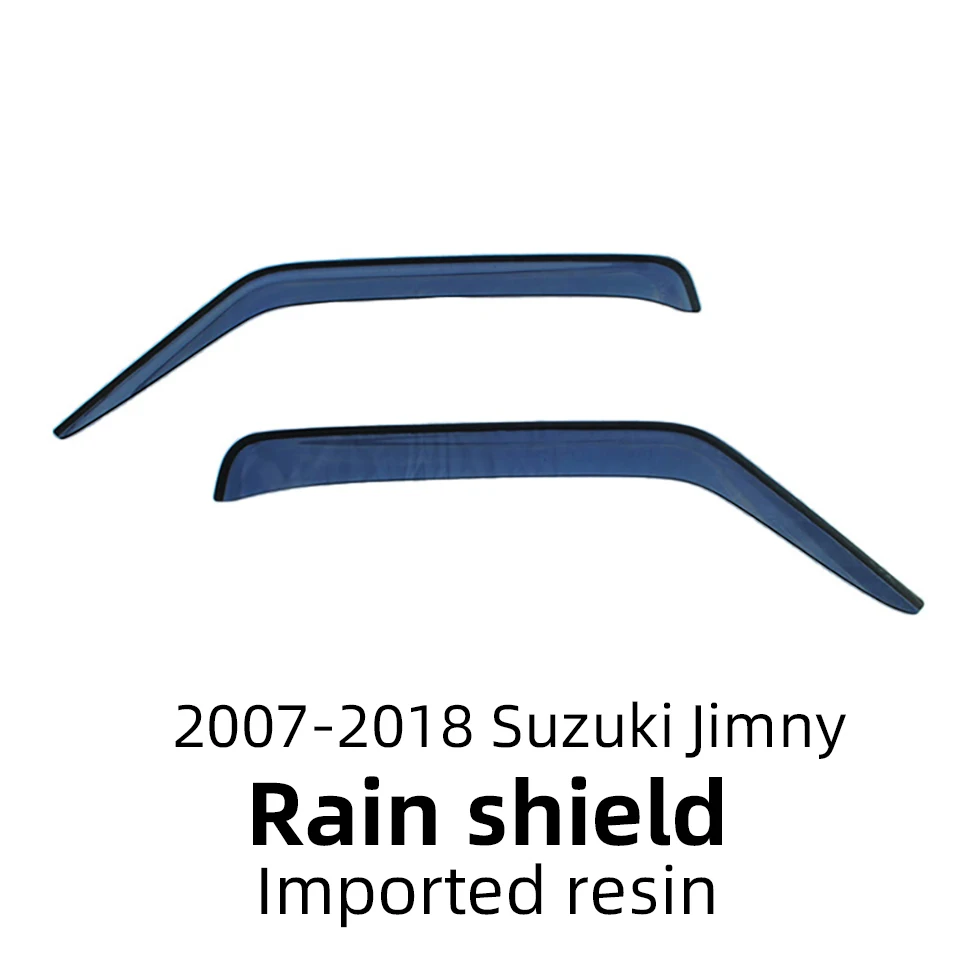 

Weather shield Side Window Deflector For Suzuki JIMNY 2007-2019 Acrylic Sun Rain Deflector Weather Shield Car Accessories