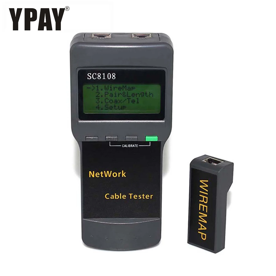 Сетевой Кабельный инструмент YPAY тестер rg45 ethernet wiremap rj45 cat5 cat5e cat6 cat7 прибор для