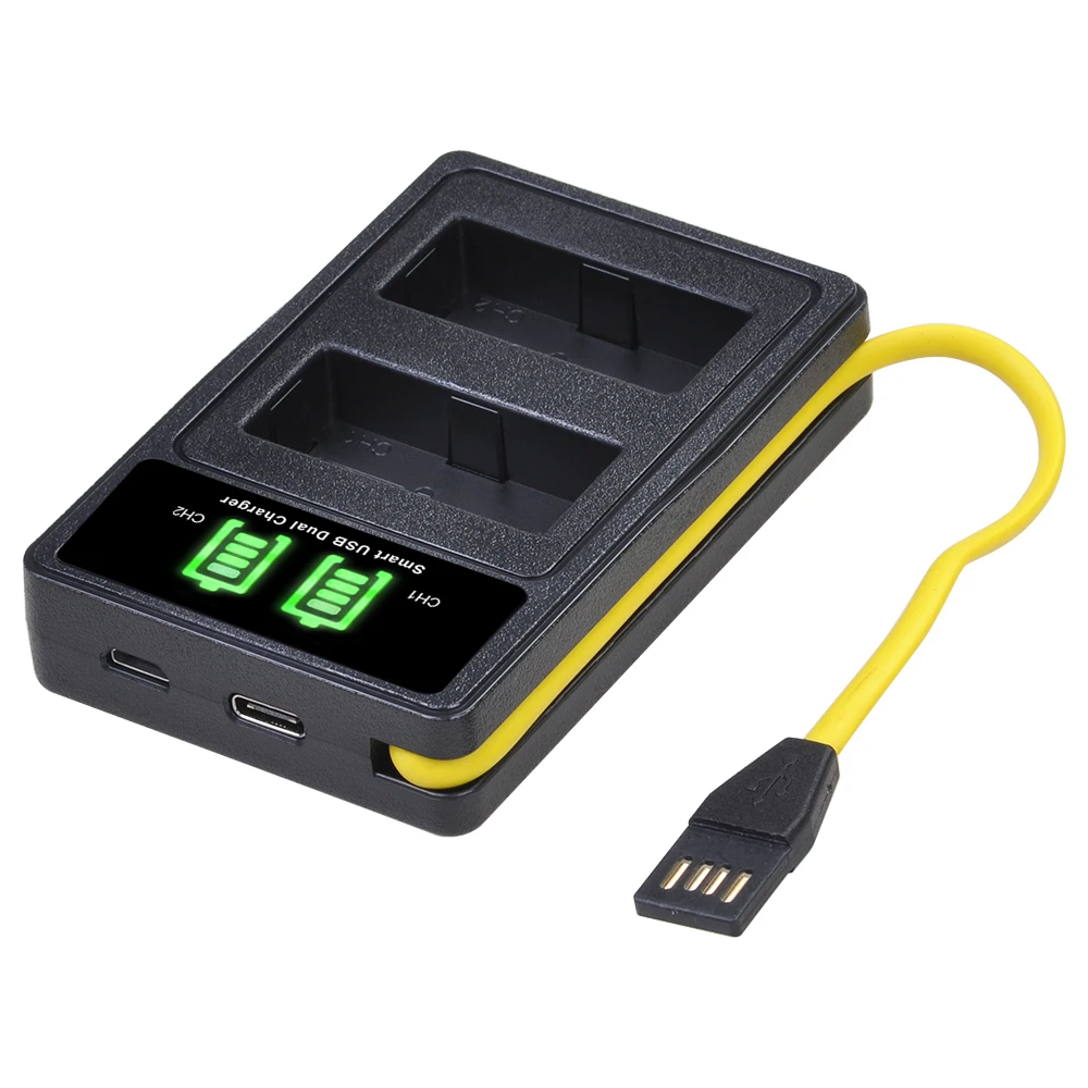 

4X 1260mAh NP-W126 NP W126 Battery Charger with USB Charging Cable For Fujifilm HS50 HS35 HS33 HS30EXR XA1 XE1 X-Pro1 XM1 X-T10