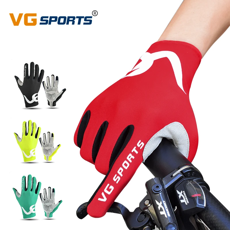 

VG Sports Cycling Gloves Half Finger Gel Touch Screen Non-slip MTB Road Bike Gloves Riding Long Finger Glove Bike Accessories