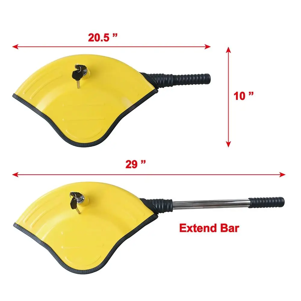 Универсальный Автомобильный Замок рулевого колеса полное покрытие подушки