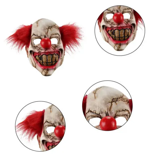 Новинка 2019 маски для вечеринки на Хэллоуин страшная маска клоуна взрослая