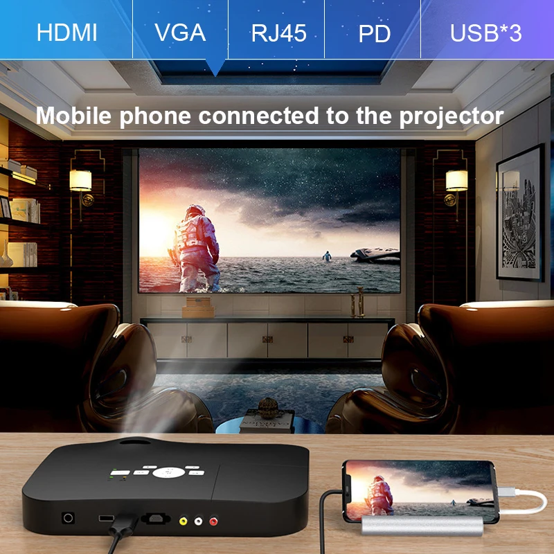 USB C док станция для ноутбука 3 0 HDMI совместимый VGA RJ45 PD концентратор Macbook Pro/air Huawei