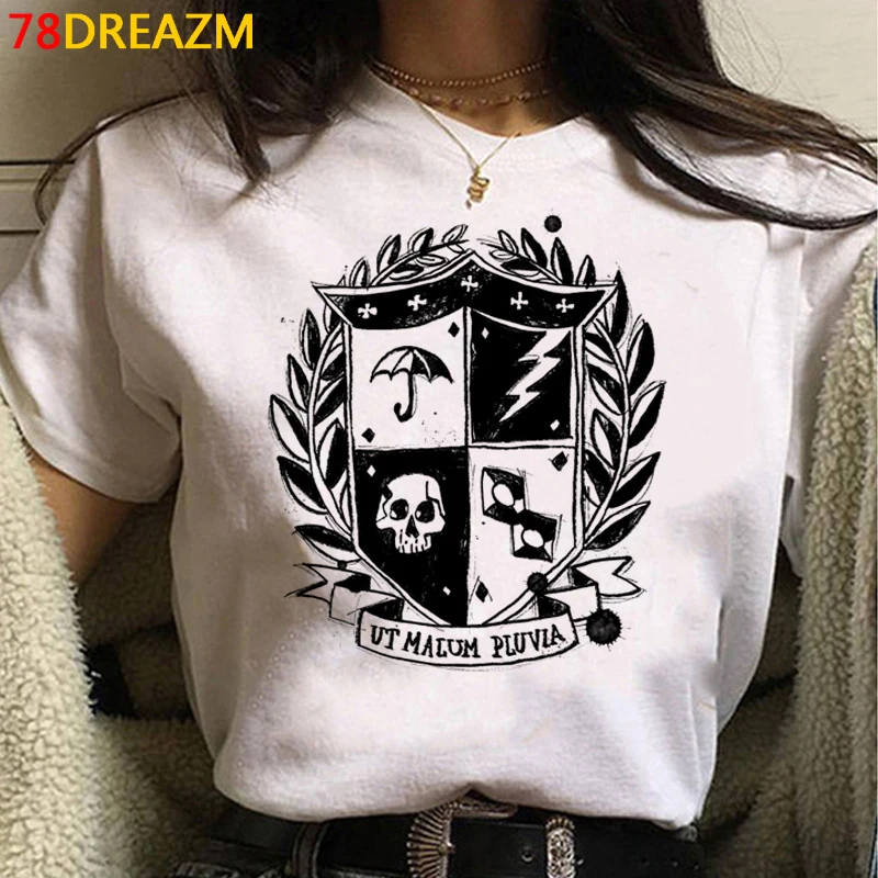 

New The Umbrella Academy Black T Shirt Women Kawaii Diego Funny T-shirt Cha-Cha Graphic T Shirts Femme Fashion Unisex Tshirt