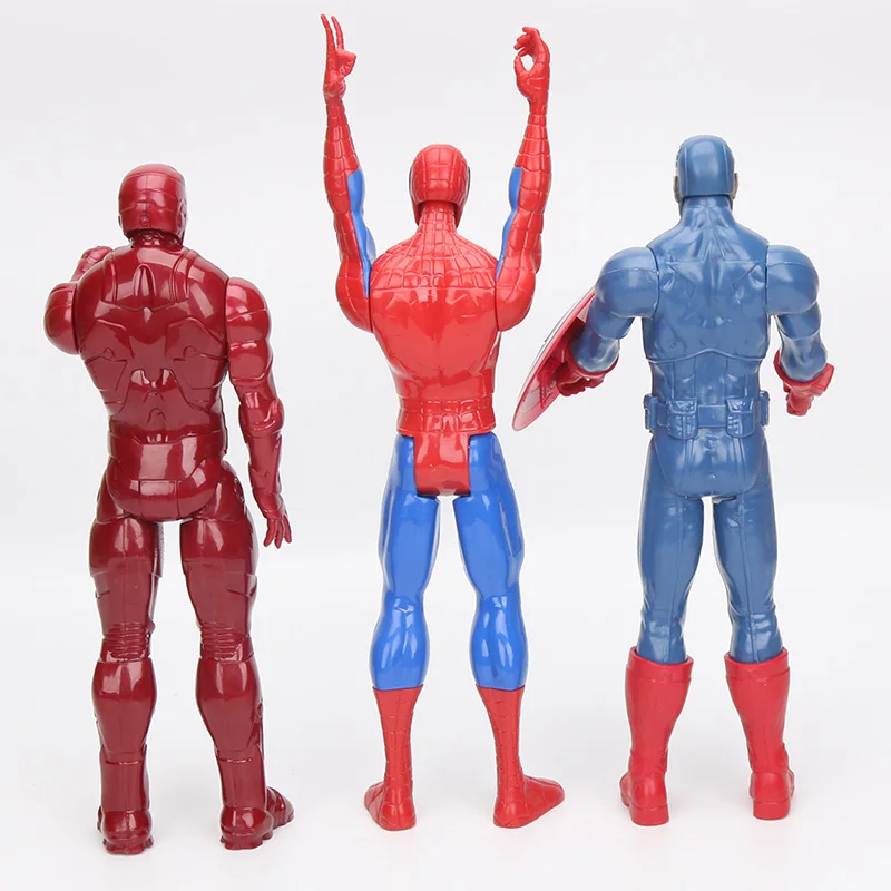 30 см Marvel игрушки Мстители 3 Бесконечность войны супергерой, Капитан Америка Железный человек черный человек паук ПВХ фигурка Коллекционная модель