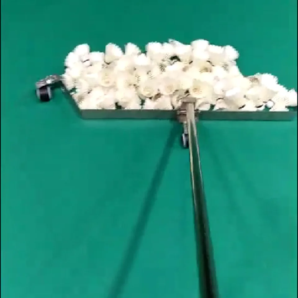 Большой Волан для бадминтона из нержавеющей стали тренажер сбора мячей с