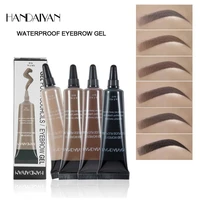 handaiyan 1pc waterproof eyebrow makeup cream shadow pigment black brown lasting eyebrow tattoo gel enhancement set txtb1