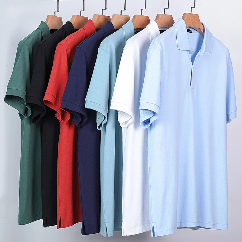 Pioneer Camp Brand Clothing Men Polo Shirt Men Business Casual Solid Male Polo Shirt Short Sleeve High Quality Pure Cotton images - 6