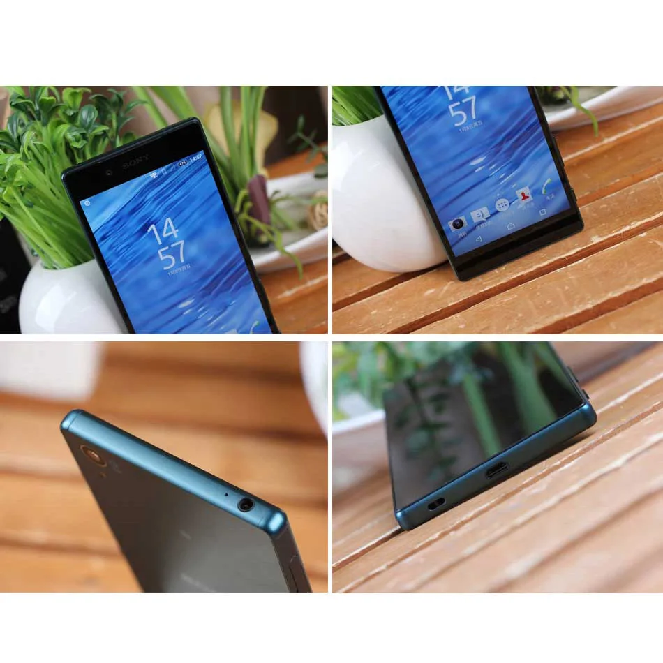5,2 дюймов 3 ГБ 32 ГБ sony Xperia Z5 E6653 мобильный телефон 4G LTE Snapdragon 810 Восьмиядерный 2900 мАч 23MP Smarthone