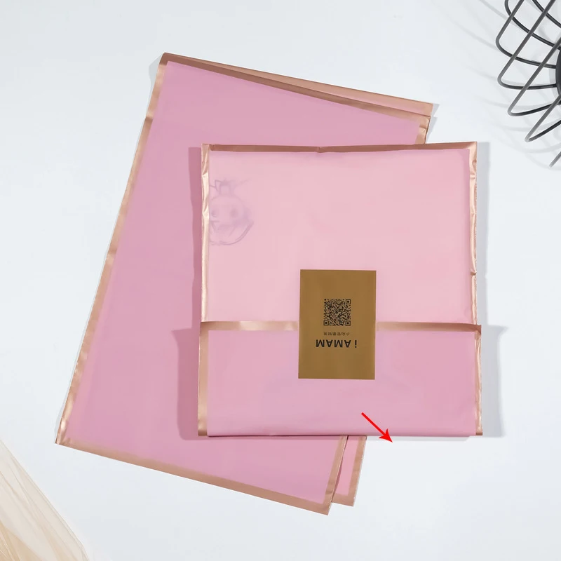 

50 шт. матовые пластиковые подарочные пакеты