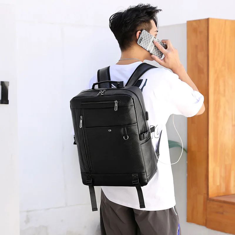 Мужской винтажный рюкзак с USB-зарядкой | Багаж и сумки