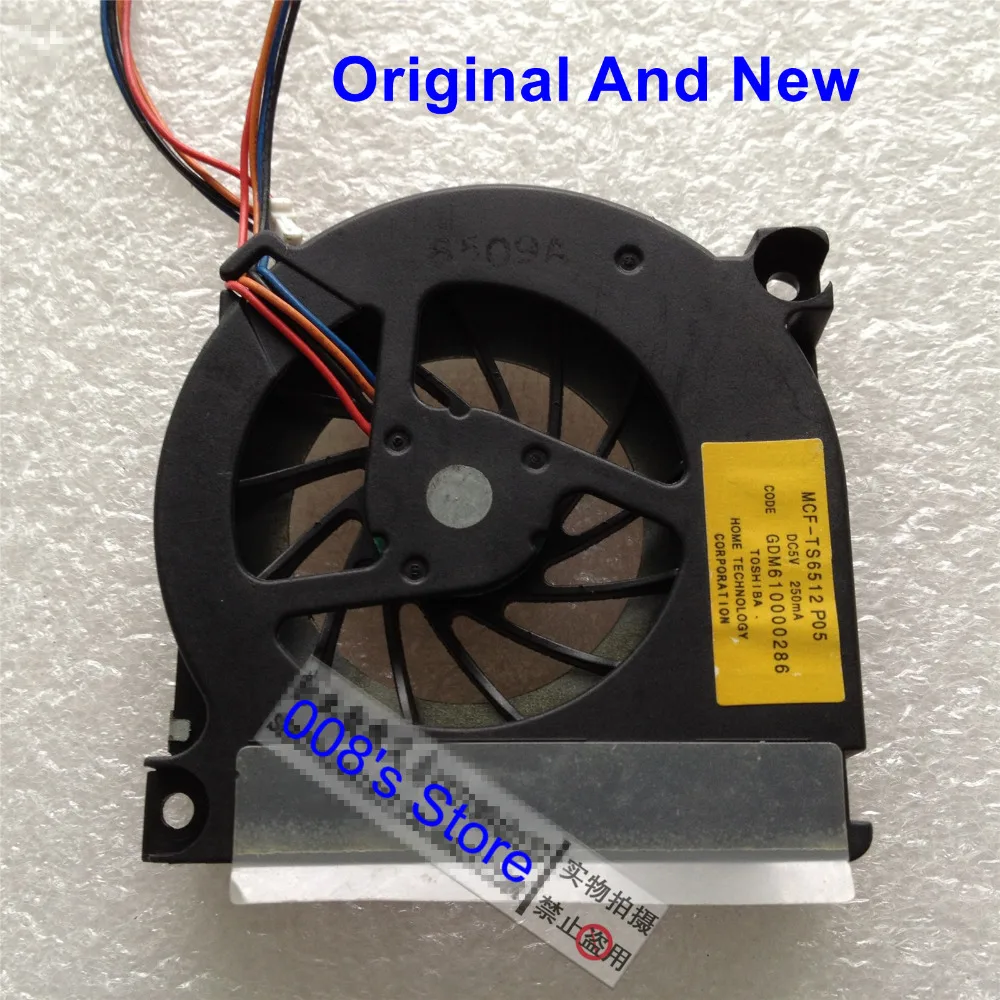Laptop CPU Cooling Cooler Fan For TOSHIBA Satellite A4 A10 A15 A100 MCF-TS6512P05 GDM610000286 DC 5V 250mA 4 Pins | Компьютеры и офис