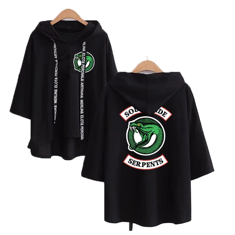 Новый ривердейл футболка &quotSouth Side Serpents&quot футболки для женщин маленьких девочек