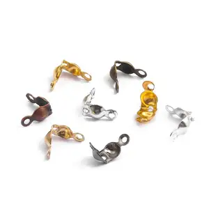 100 шт. Соединительная застежка, фитинг 4*7 мм, Шариковая цепочка, обжимные Концевики, детали для рукоделия, материалы для изготовления ювелирных изделий