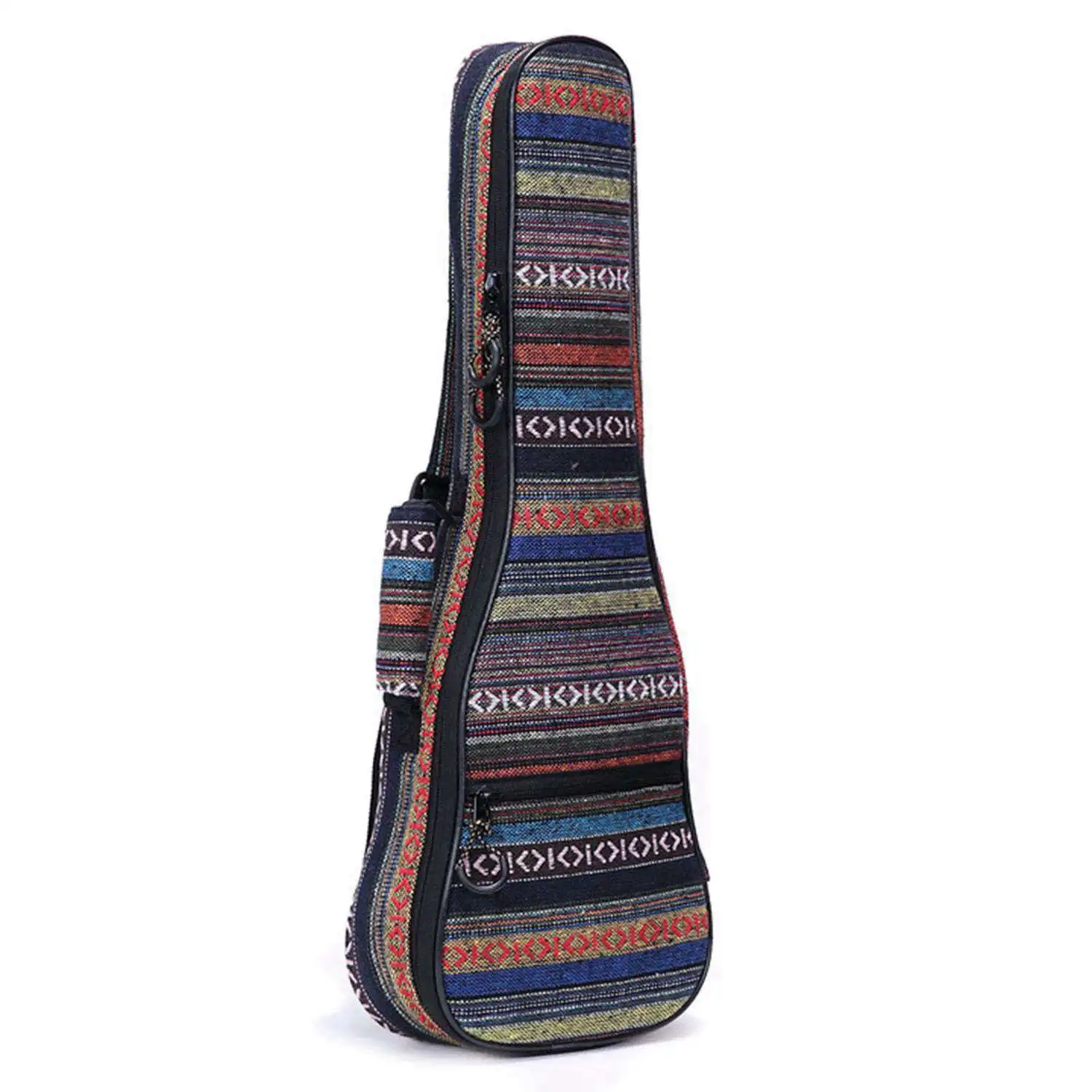 Padded Cotton Folk Portable Bass Guitar Bag Ukulele Case Box Cover Backpack with Double Strap | Спорт и развлечения