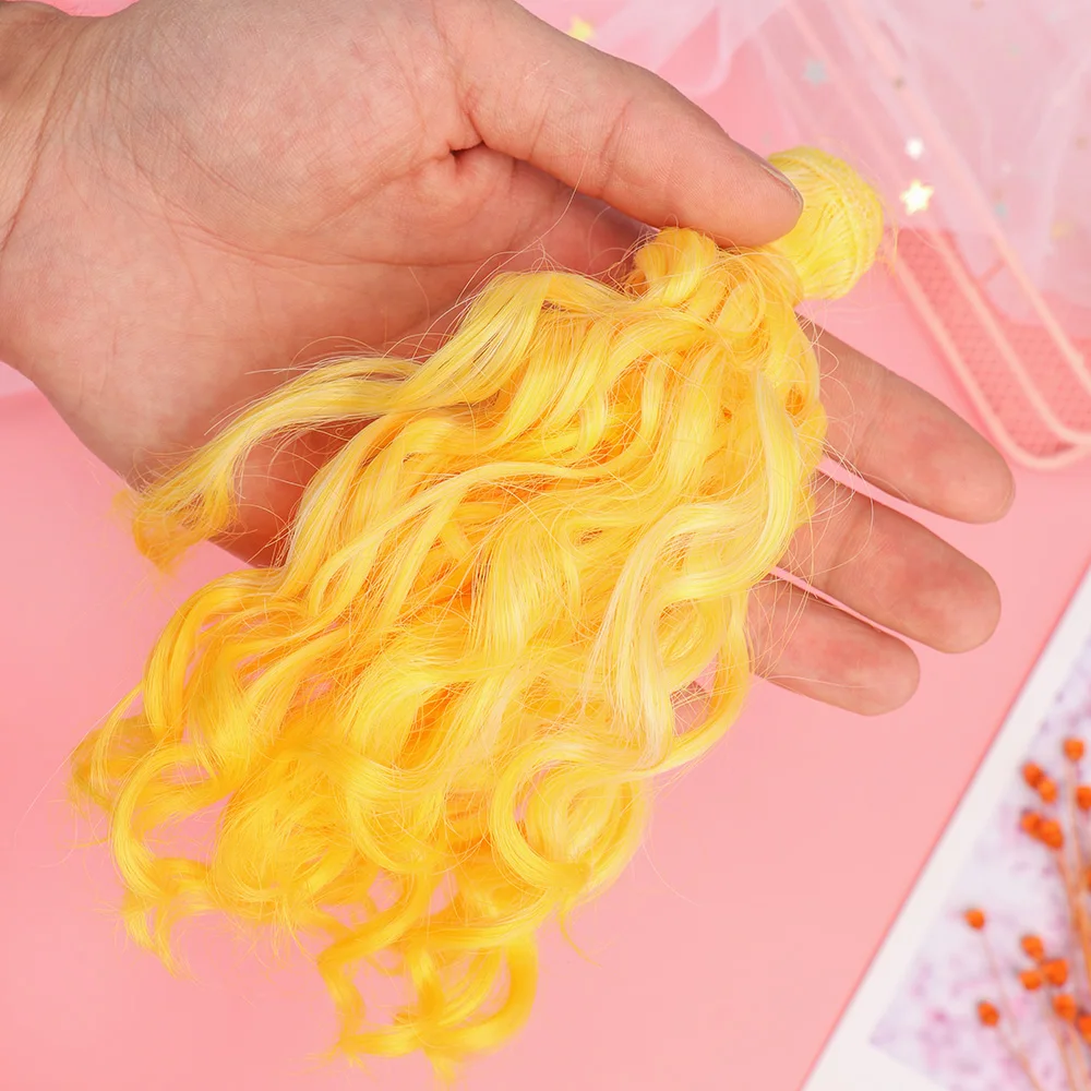 Парик игрушечный высокотемпературный с проволокой 100 1/6 1/4 1 шт. 15*1/3 см | Игрушки и