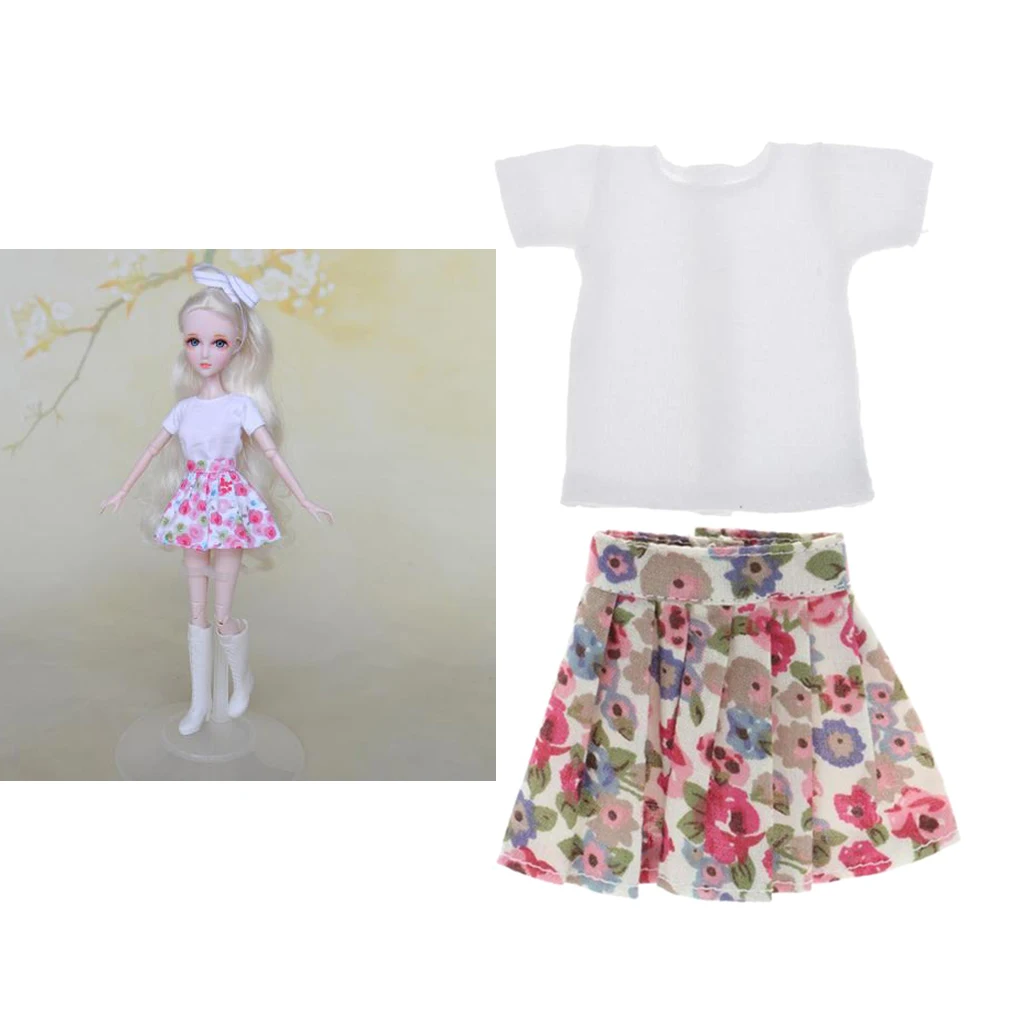 

1:6 Women's Doll -shirt Suits BJD 12 Inch Casual Matching Clothes