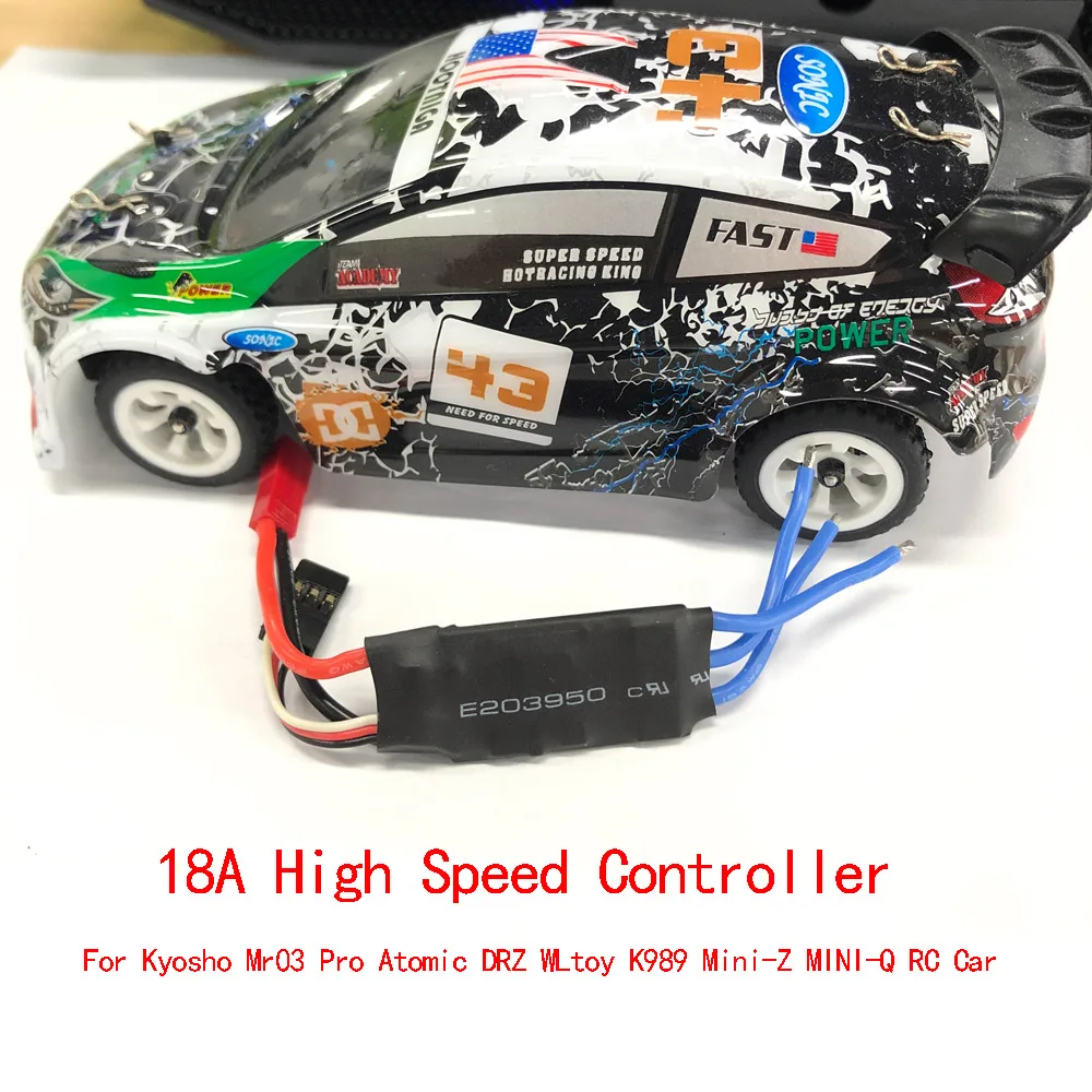 Мини 1410 18A ESC с дистанционным управлением Kyosho Firelap MINI Z задний AWD FWD Багги 1/24 1/28 1/32