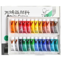 12182436 colors professional acrylic paints set 12ml hand painted wall drawing fabric dye painting mica powder pigment set