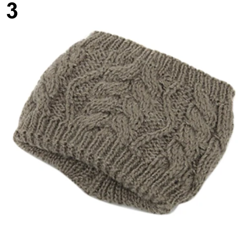 

Women Fashion Winter Warm Braided Knit Wool Hat Cap Headband Ear Warmer