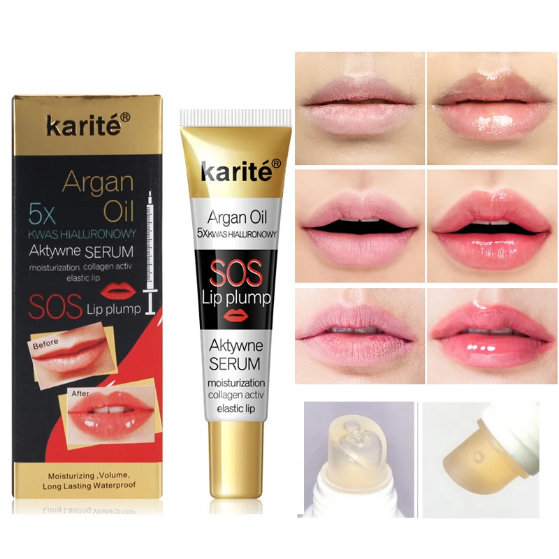 

17ML Instant Volumising Lip Plumper Moisturizing Lip Repairing Reduce Lip Fine Lines Brighten Lip Color Collagen Lip Plumper Oil