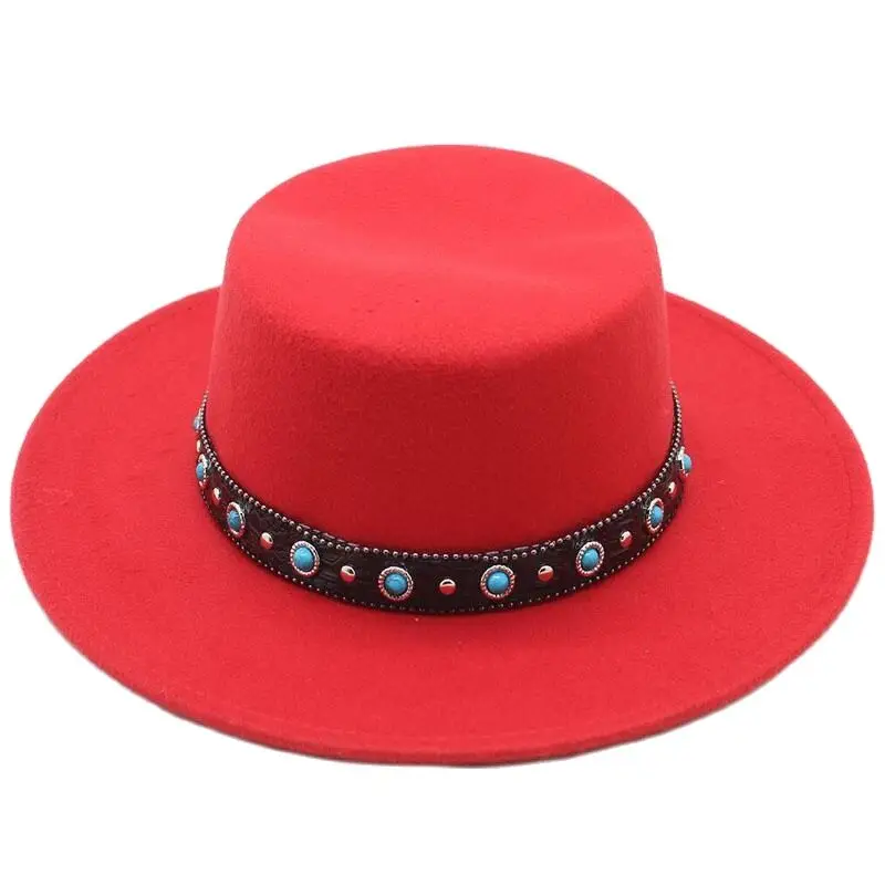 Новая Мода фетровая шляпка шерстяная женская обувь на плоской подошве