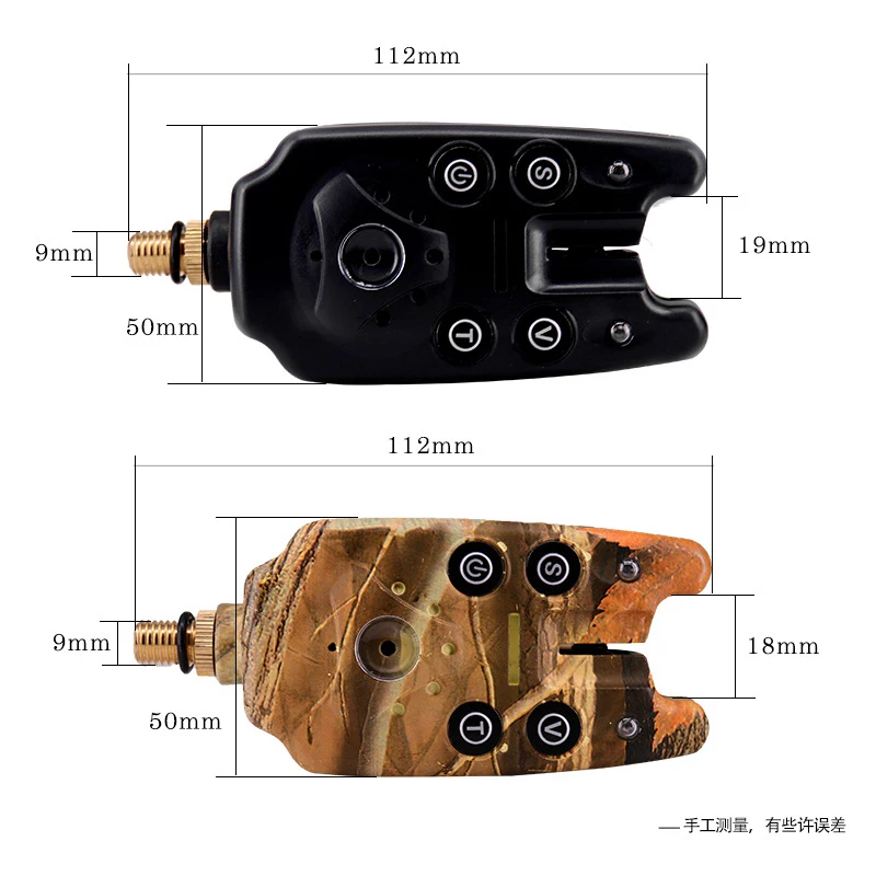 

1 Piece Carp Fishing Bite Alarm With Volume Tone Sensitivity Control LED Indicator B1101