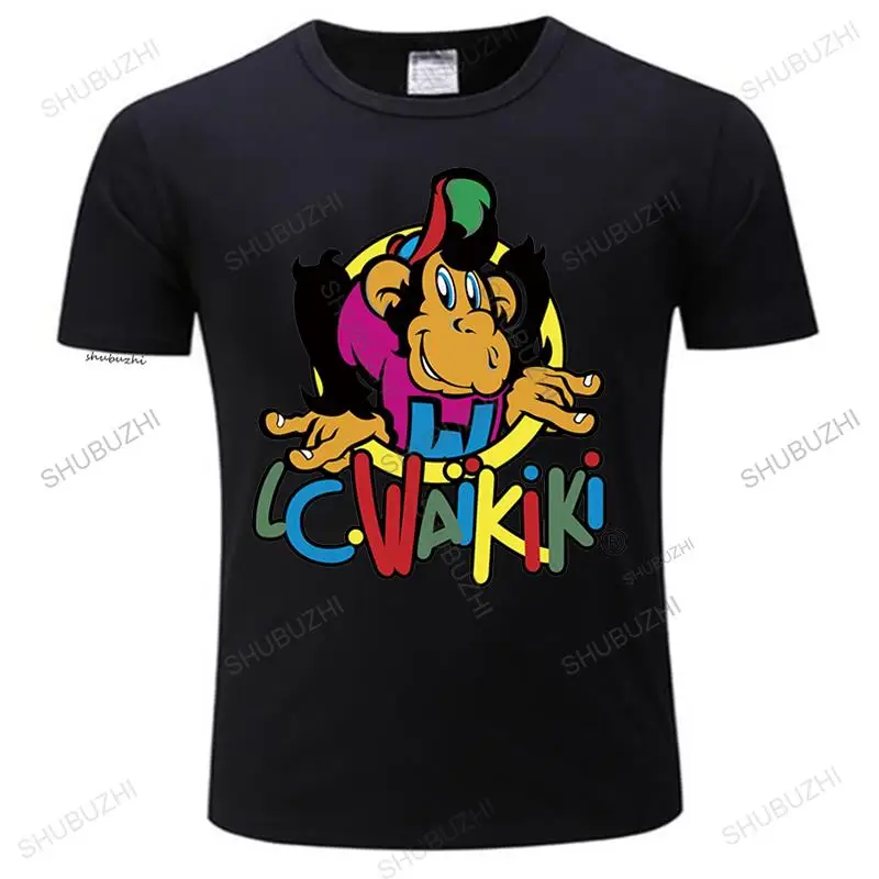 Мужская хлопковая футболка с рисунком обезьяны коротким рукавом | одежда