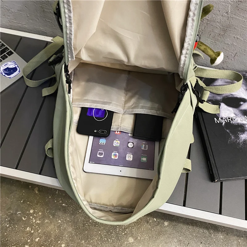 

DCIMOR New Large Capacity Multiple Pockets Waterproof Nylon Women Backpack Female High Quality Laptop Backpack College Schoolbag