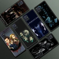 supernatural join the hunt phone case for samsung galaxy a51 a71 a02s a12 a21s a31 a41 m30s m31 m51 m11 black soft capa cover
