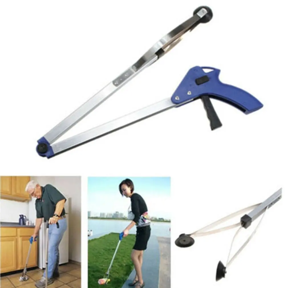 Environmentally Friendly Convenient Aluminum Alloy Folding Type Picker Garbage Clip Foldable Sanitation Outdoor | Дом и сад