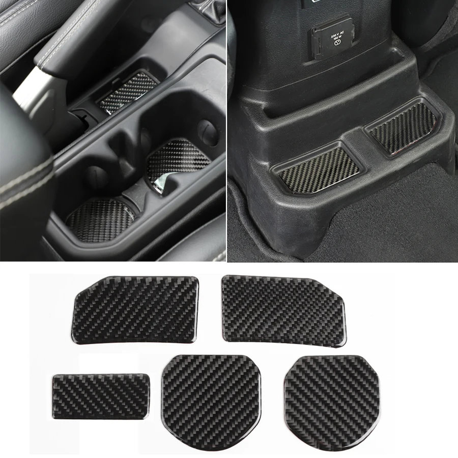 NHAUTP 5 шт./компл. украшение автомобиля углеродного волокна спереди/сзади