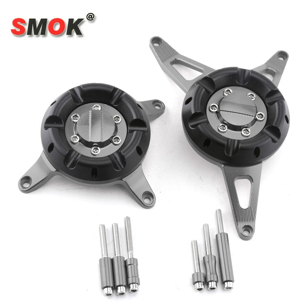 

SMOK Motorcycle CNC Aluminum Alloy Left Right Engine Protective Guard Cover For Honda CB650F CBR650F 2014 2015 2016 2017 2018