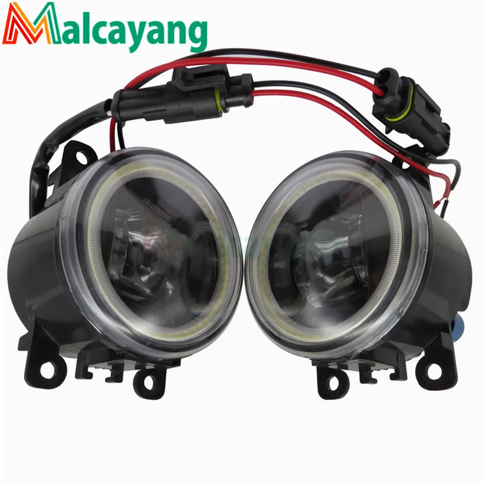Светодиодные передние противотуманные фары автостайлинг круглые для бампера