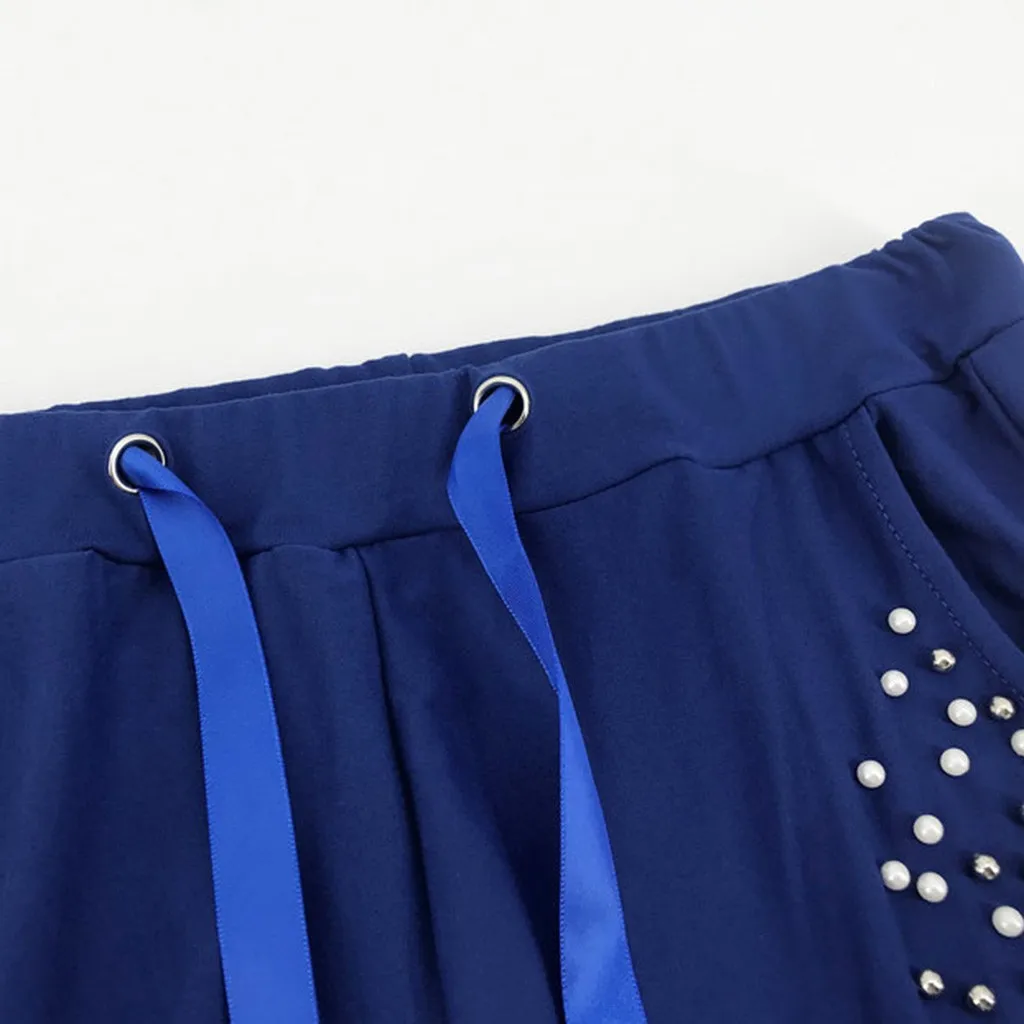 Женские сексуальные спортивные костюмы без бретелек с жемчужным декором тонкие