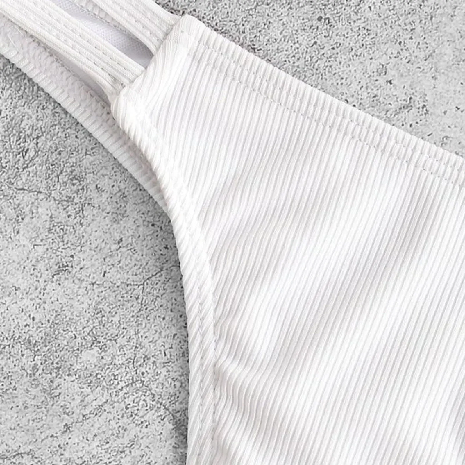 

2pcs Sexy Women Summer Swimwear Bikini Set Bra Tie Side G-String Thong Beach Suit Solid Swimsuit Bathing Suit Swimming Suit
