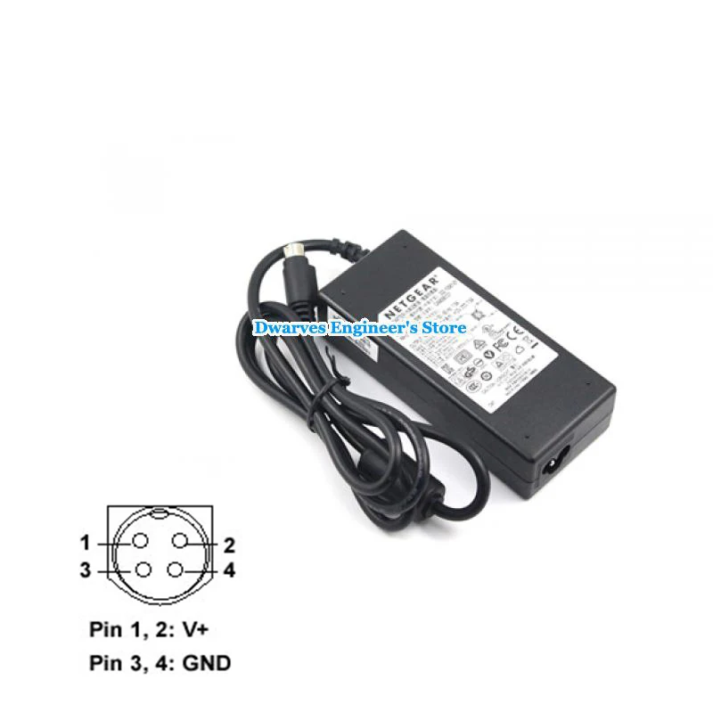 CAM090121 332-10581-01 12 В 7.5A POS блок питания зарядное устройство адаптер для Netgear NAS RN31400 RN10400 RND-4C RN10400 адаптер