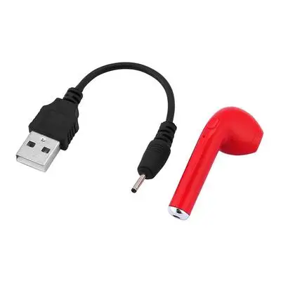 I7sTWS Беспроводные Bluetooth 5,0 наушники мини-вкладыши стерео наушники спортивные handsree гарнитура микрофон бинауральные звонки для Android Smartphone - Цвет: Single Red Right