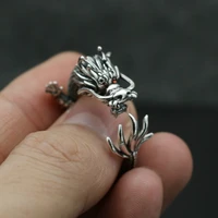 personality dragon rings for men women gothic style animal ring punk biker dragon ring motorcycle party hip hop jewelry gifts