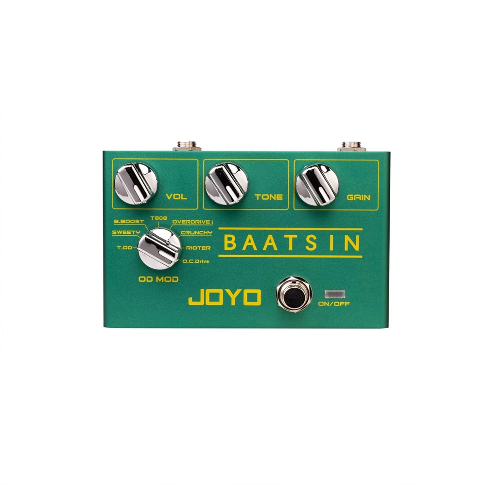 JOYO Baatsin 8 в 1 искажение Overdrive Гитара педаль с несколькими эффектами чистая
