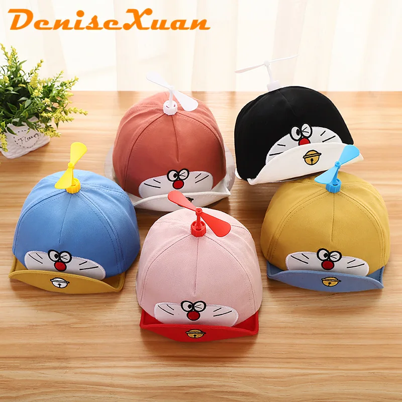 Детская кепка с рисунком кота сезон весна лето детская регулируемая бейсболка