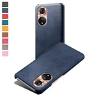 Роскошный тонкий чехол из искусственной кожи для Huawei Honor 50 V40 X10 Max 5G 9X V30 Pro Note 9 10 X Lite Honor V9 Play 9A 9C 10i Funda