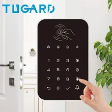 Tugard Wireless Touch Keypad GSM Alarm System RFID Card Password Keypad For Burglar Fire Alarm Host Control Panel