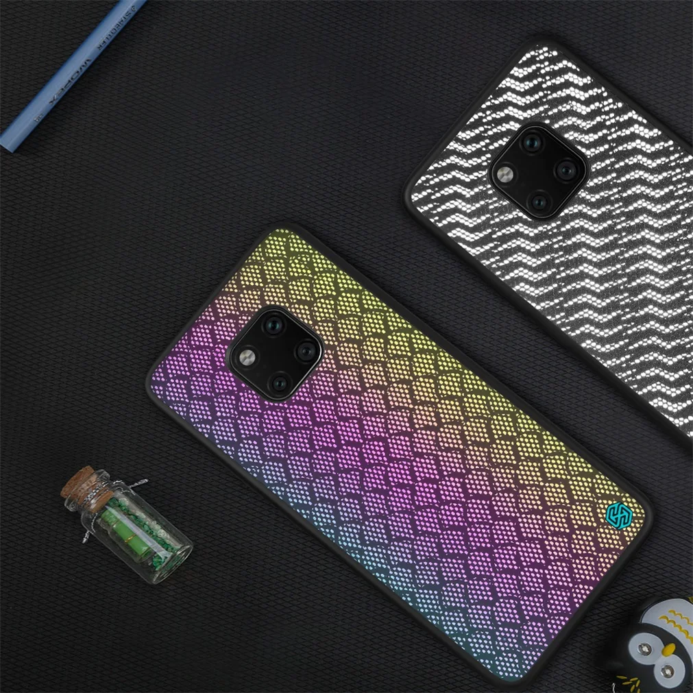 Для huawei mate 20 Pro чехол NILLKIN светоотражающий Чехол Поддержка беспроводной зарядки ПК задняя крышка для huawei mate 20 Pro Чехол