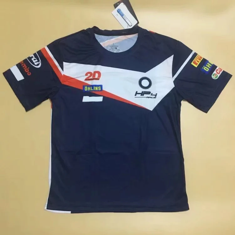 

Summer Blue Red Breathable For BMW Motorcycle Superbike Men's Short Motorbike Quick dry Moto Team T-Shirts Motorrad