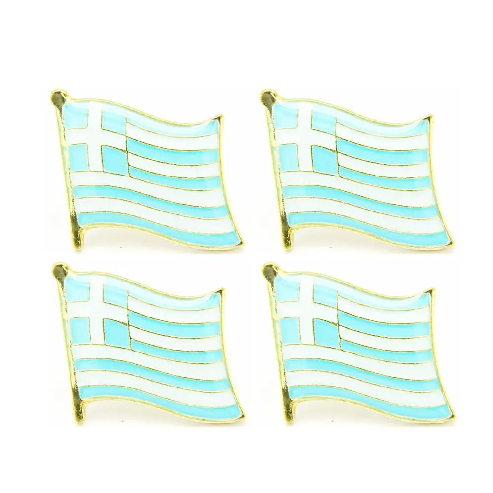 5 шт. в партии заколка с национальным греческим флагом|Броши| |