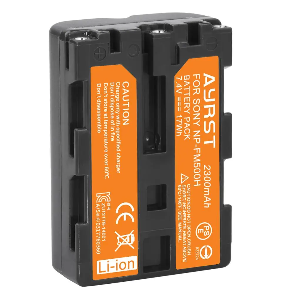 Аккумуляторная батарея 2300 мАч NP-FM500H NP FM500H + двойное зарядное устройство USB для Sony