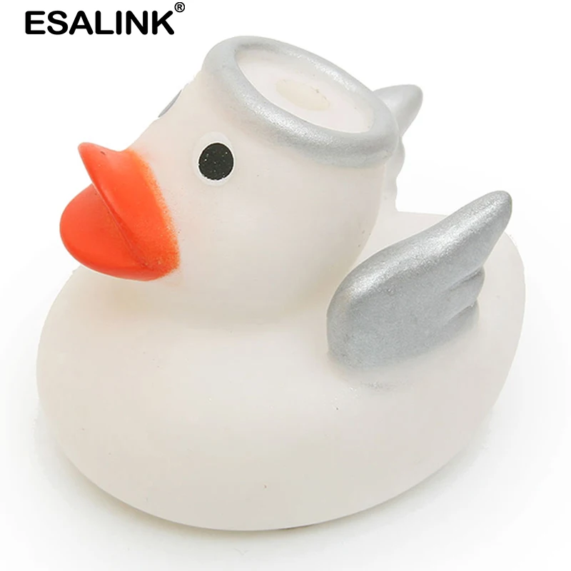 ESALINK 12 шт. детские игрушки ангела резиновая плавающая утка Игрушки для ванны