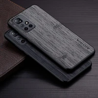 Case for Xiaomi Poco Pro 6 6  funda bamboo wood pattern Leather phone cover Luxury coque for xiaomi poco pro case